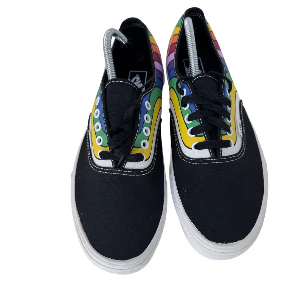 Vans Old Skool Rainbow Refract Skateboard Shoes Size 11.5 Mens 13 Womens Pride